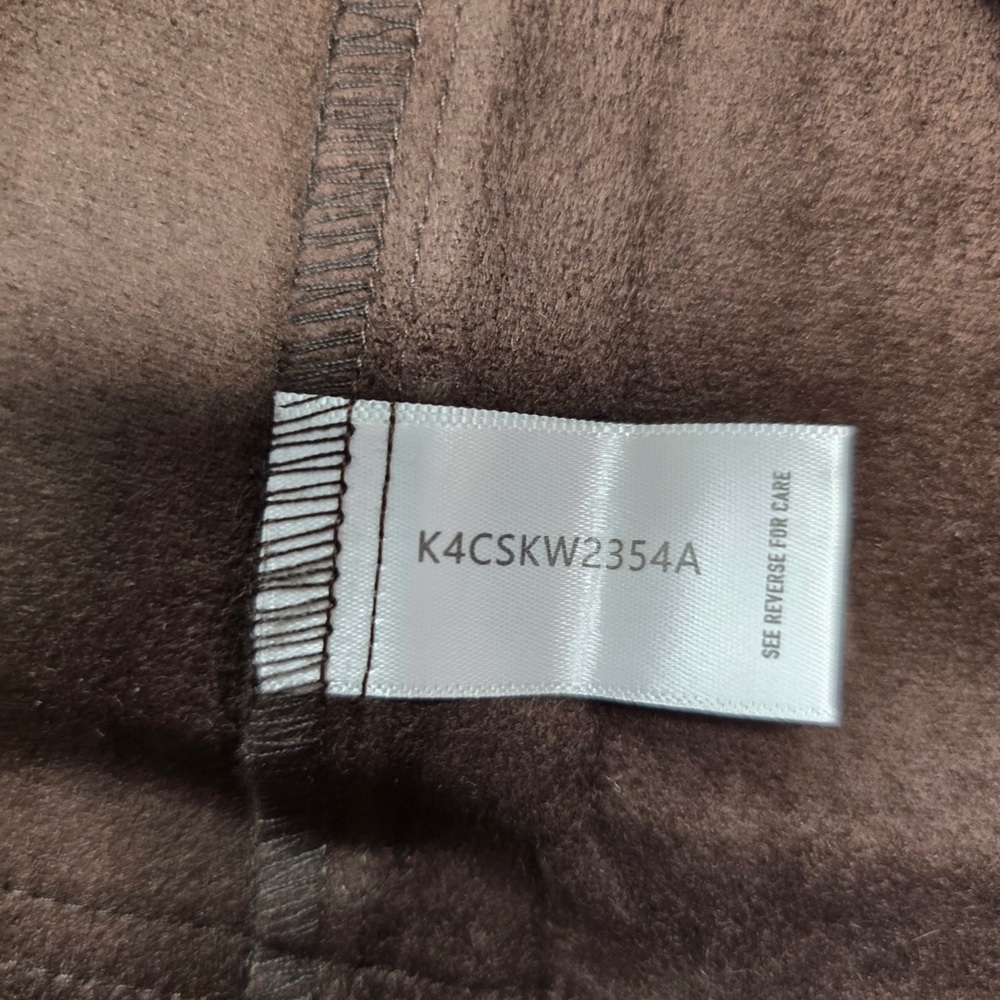 Bishop‎ + Young Faux Leather Mini Skirt Brown Vegan Leather Size S - Picture 4 of 8